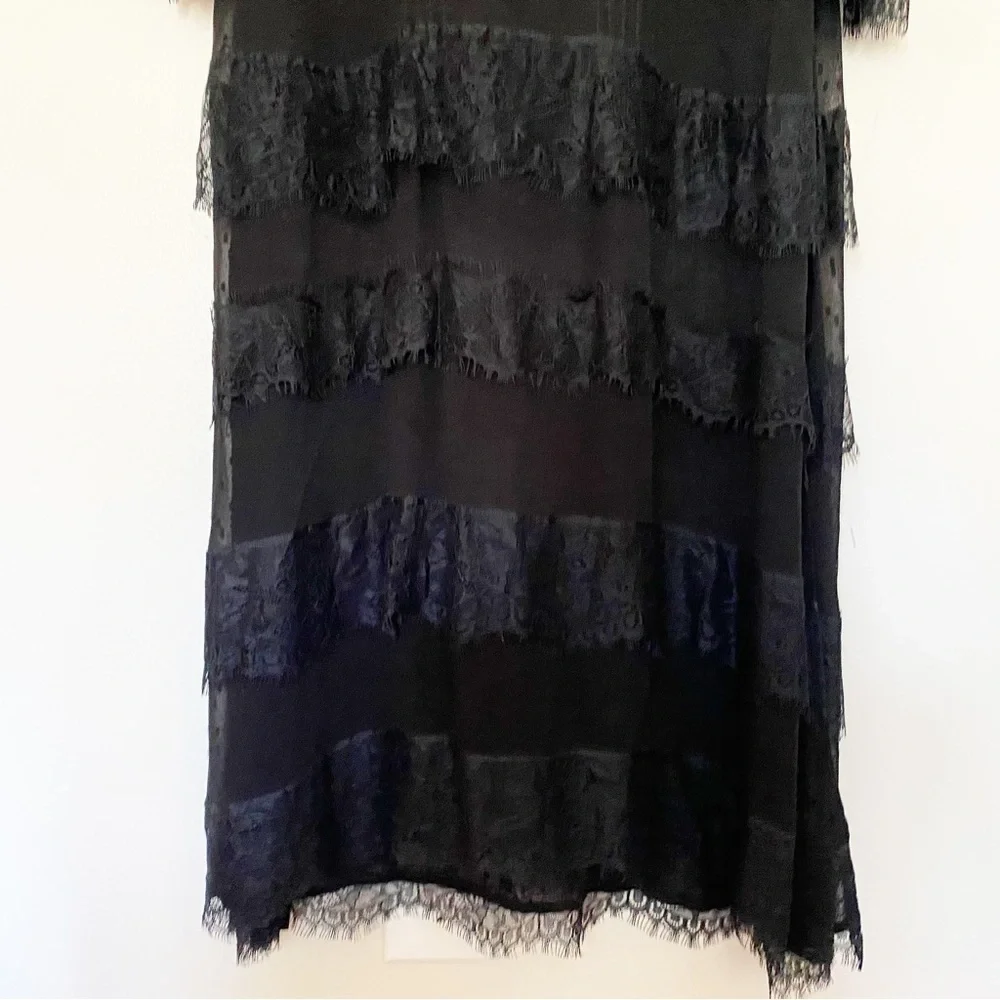 Lace Maxi Dress Black Size Small - Picture 6 of 12